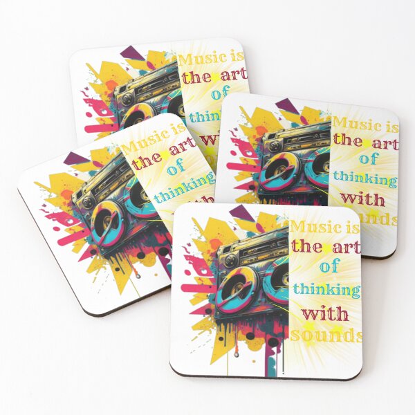 Item preview, Music is the art of thinking with sounds designed and sold by Abdessamad  HAFIANI ⭐⭐⭐⭐⭐.