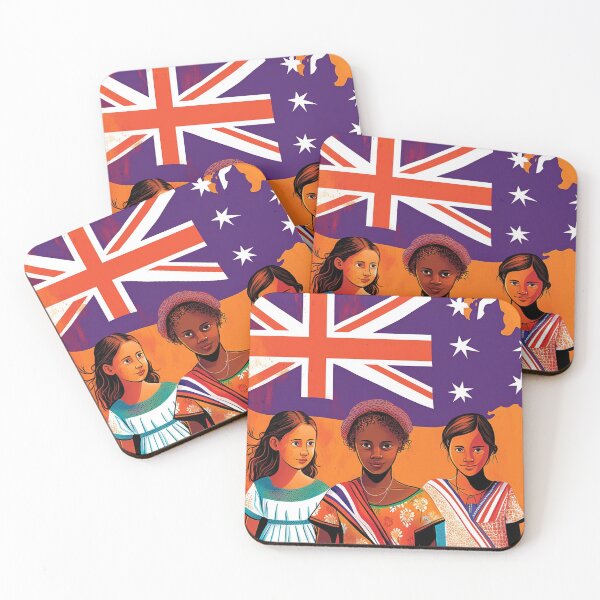 Item preview, Australia Harmony Day Stickers designed and sold by WixWorks.