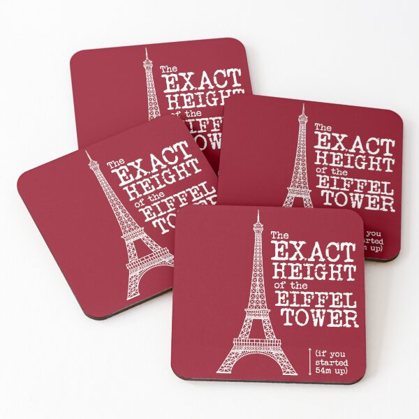 Item preview, The Exact Height of the Eiffel Tower designed and sold by UEAGeekSoc.
