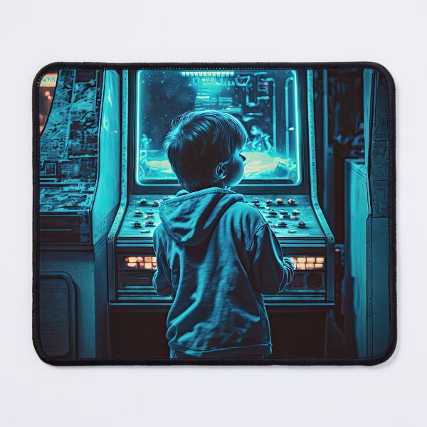 Item preview, Retro 1980s Boy in Arcade designed and sold by RETRO1985.