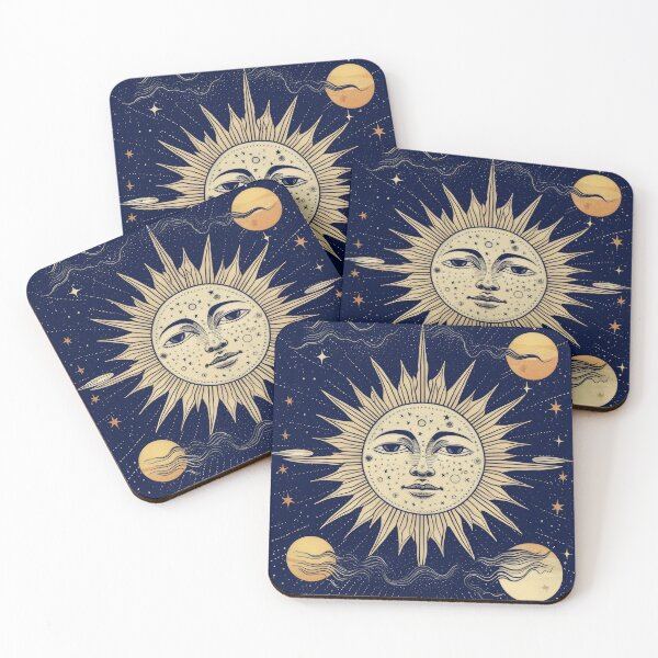 Item preview, Vintage Sun and Moon Retro Solar designed and sold by Odd World.