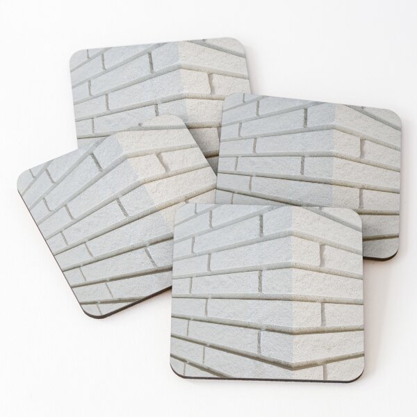 Item preview, Gray Brick Wall Corner - perspective photography designed and sold by Kim Arnott.