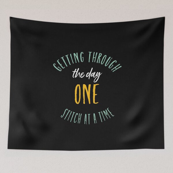Item preview, Knitting Saying One Stitch at a Time designed and sold by whyitsme.