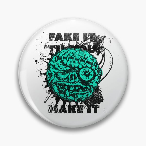 Item preview, Fake it 'til you make it (blue) designed and sold by Fran Thornton.