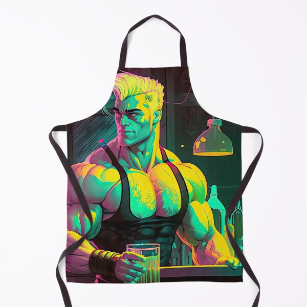 Item preview, 1980s Retro Muscle Dude at the Bar designed and sold by RETRO1985.