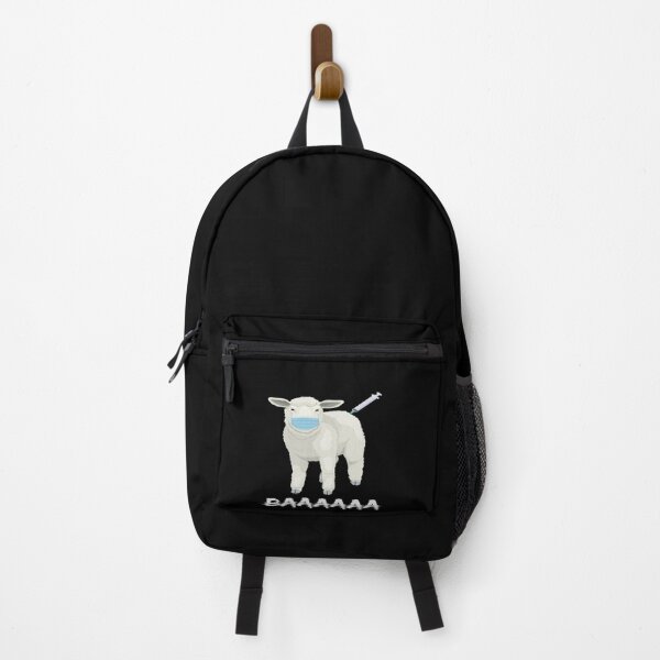 Item preview, Sheep with Mask and shot , vax or vaccine BAAAAAA . designed and sold by 1970Russell.