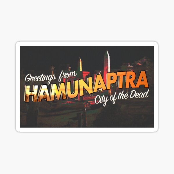 Aperçu de l'œuvre Salutations de Hamunaptra [La Momie 1999] créée et vendue par 221bree.