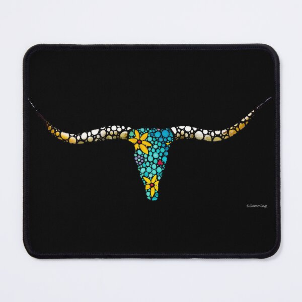 Item preview, Love A Bull Longhorn Cow Art designed and sold by Sharon Cummings Art.