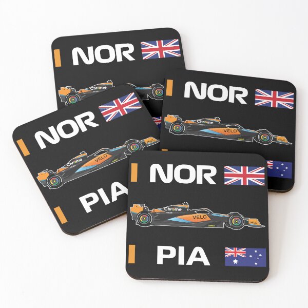 Item preview, McLaren F1 Team 2023 Oscar Piastri Lando Norris MCL60 designed and sold by FormulaGTee1.