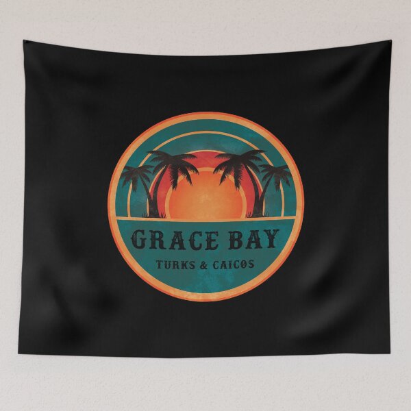 Item preview, Grace Bay Turks & Caicos - Beach Retro Sunset designed and sold by Whimsical  Thinker.