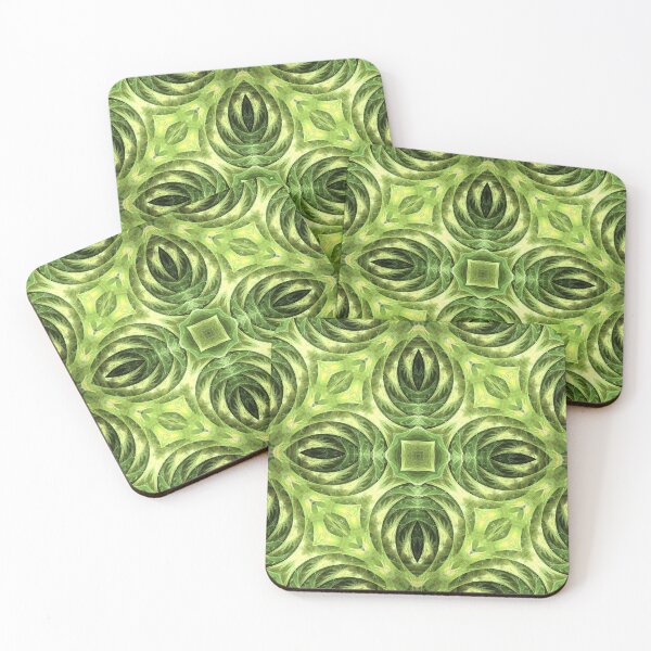 Item preview, green quad shimmer designed and sold by effervescence.