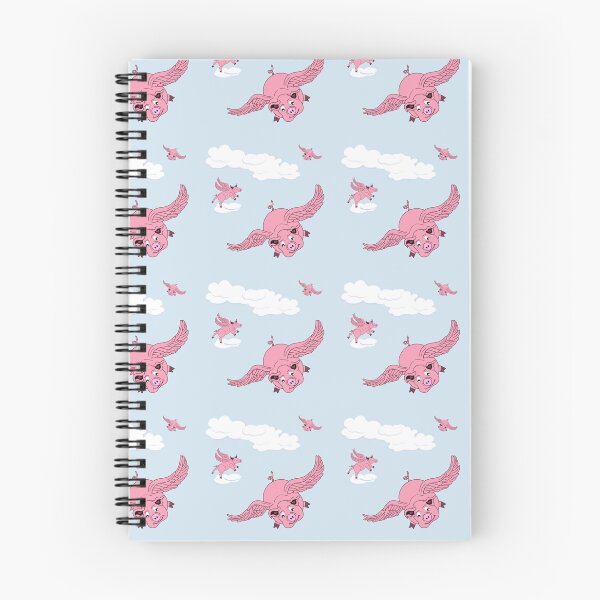 Item preview, Whimsical Cartoon Flying Pigs Pattern designed and sold by BCasTal.