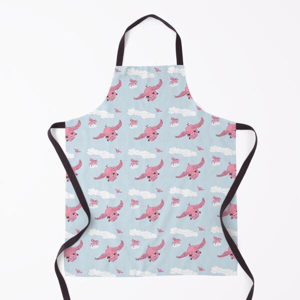 Item preview, Whimsical Cartoon Flying Pigs Pattern designed and sold by BCasTal.