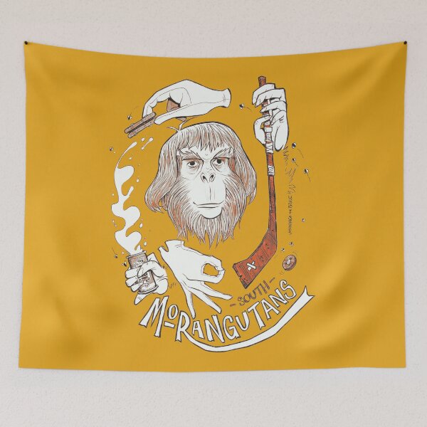 Item preview, South Morangutans Logo in Zaius Orange designed and sold by John Holdcroft.