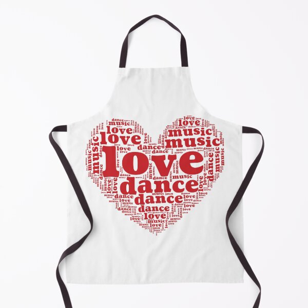 Item preview, Love dance and music heart inner text designed and sold by DanceDeck.