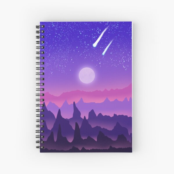 Starry Escape Spiral Notebook