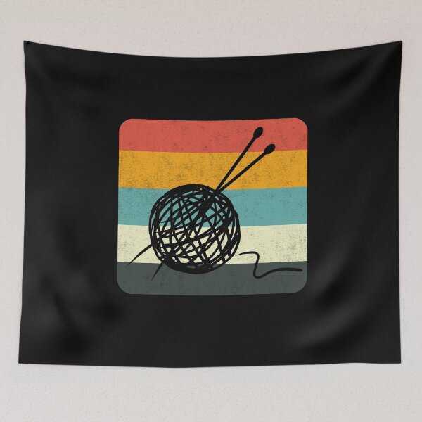 Item preview, Retro Knitting Silhouette designed and sold by whyitsme.