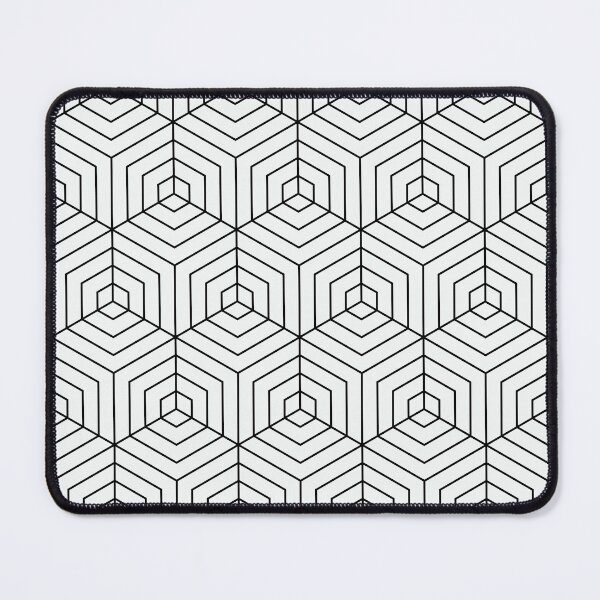 Item preview, Black Lines on White Geometric Pattern designed and sold by Blue-Banana.