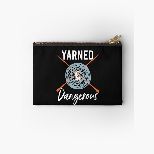 Item preview, Knitting Pun Yarned & Dangerous designed and sold by whyitsme.