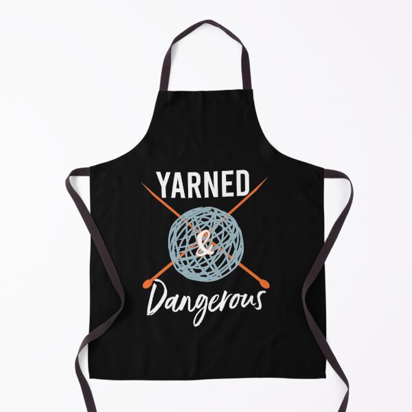 Item preview, Knitting Pun Yarned & Dangerous designed and sold by whyitsme.