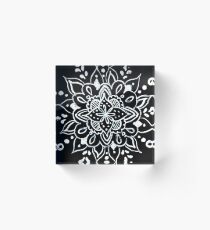 zentangle Acrylic Block