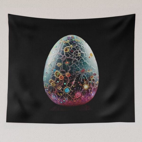 Item preview, Hand Painted Easter Egg: Unique Spring Decoration designed and sold by Girih.