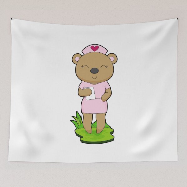 Item preview, Bear Nurse Clipboard designed and sold by Snabdesign84.