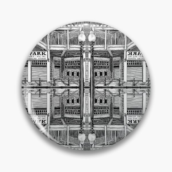 Item preview, Fenway Park Boston Gate E Drawing-Escheresque designed and sold by Conor Plunkett.