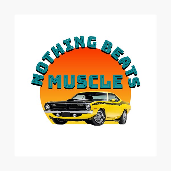 Item preview, Nothing beats muscle designed and sold by partsmanrod.