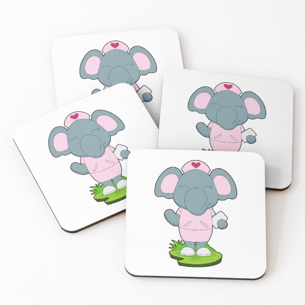 Item preview, Elephant Nurse Note designed and sold by Snabdesign84.