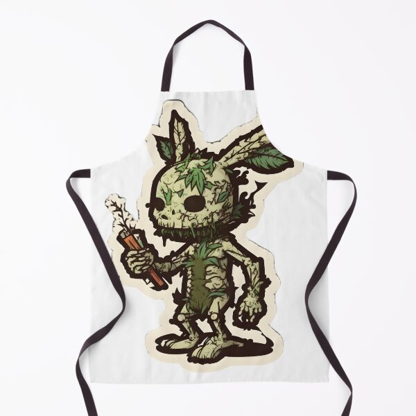 Item preview, zombie rabbit smoking joint weed designed and sold by futuresimo04.