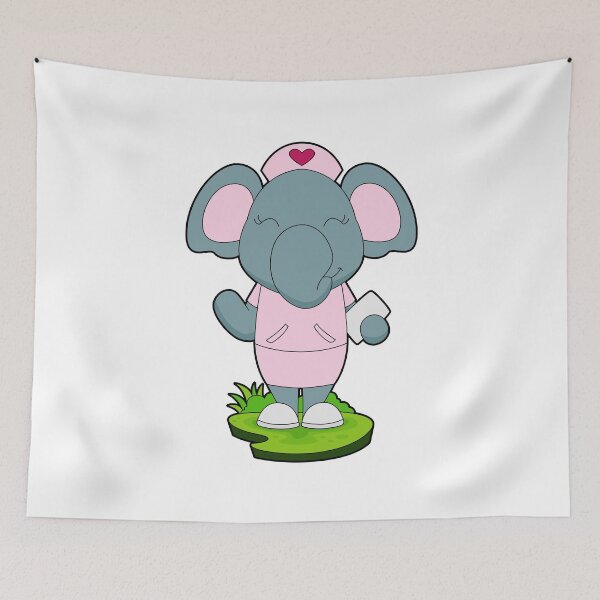 Item preview, Elephant Nurse Note designed and sold by Snabdesign84.