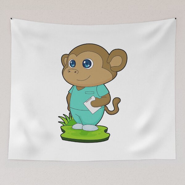 Item preview, Monkey Nurse Note designed and sold by Snabdesign84.