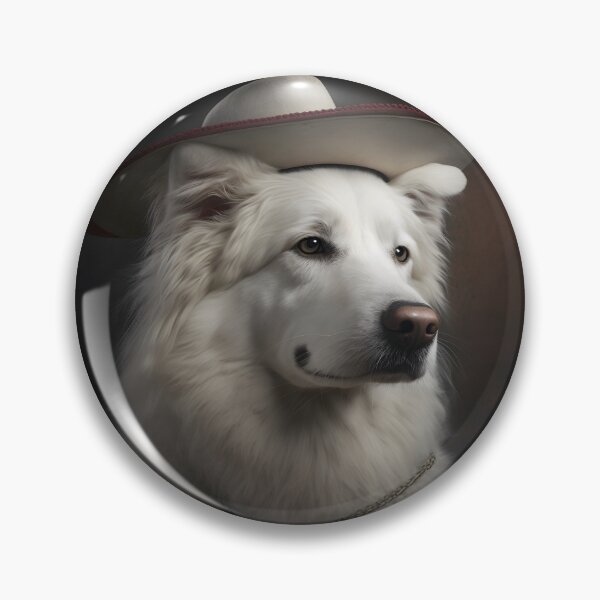 Item preview, Berger Blanc Suisse with a pirate hat designed and sold by IsaBoutiqueD.
