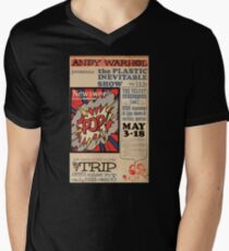 Andy Warhol The Plastic Inevitable Show vectorized Men's V-Neck T-Shirt