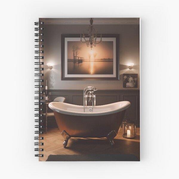 Item preview, Photograph bathtub in bathroom designed and sold by RoseShop2093.