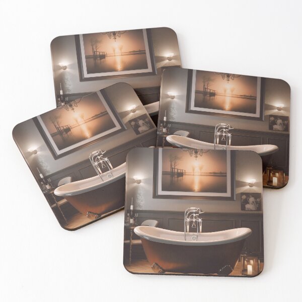 Item preview, Photograph bathtub in bathroom designed and sold by RoseShop2093.
