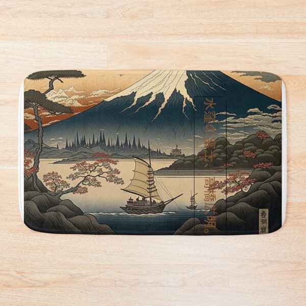Item preview, Mount Fuji from Mizukubo - Stunning Thangka Painting from Japan designed and sold by Vlad-Nik001.