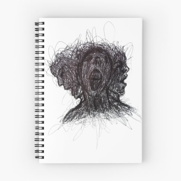 Item preview, faces drawing doodles designed and sold by flexxy-arte.
