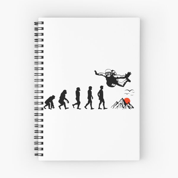Item preview, Skydiving Skydive Skydiver Parachuting Evolution designed and sold by TastefulTees.