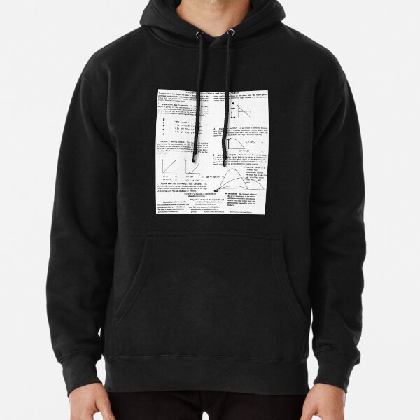 General Physics, PHY 110. Chapter 3. Falling Objects and Projectile Motion Pullover Hoodie