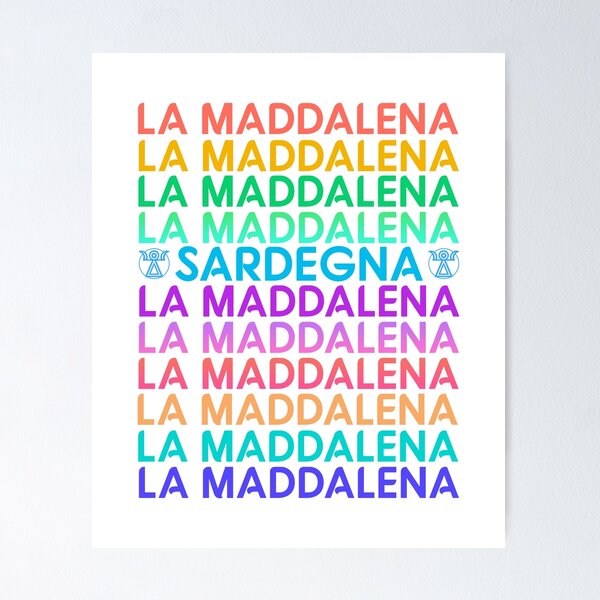 Item preview, Sardinia - Sardegna - Italy - La Maddalena - Rainbow writing designed and sold by miskaralise.