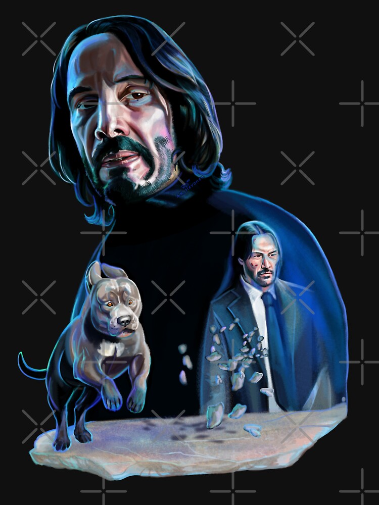 Keanu Reeves Dogs John Wick Essential T Shirt