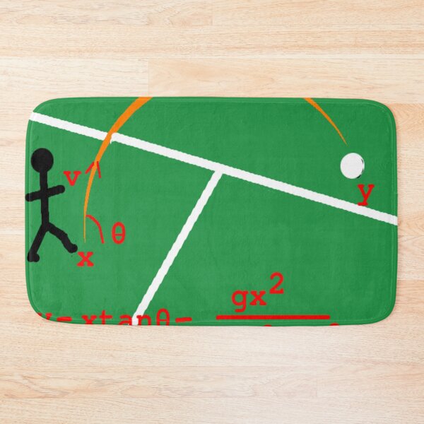 Item preview, Football Projectile Mathematics Illustration designed and sold by 3triadstore.