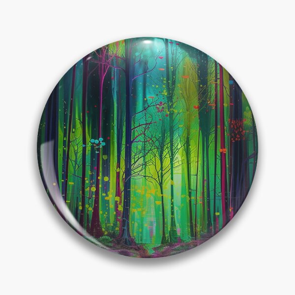 Artikelvorschau, Neon Bäume entworfen und verkauft von DreamPuzzles.