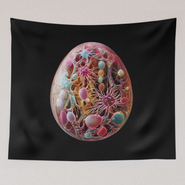 Item preview, Colorful Easter: Unique Painted Egg designed and sold by Girih.