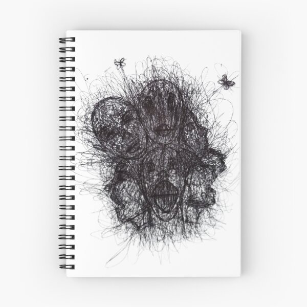 Item preview, faces drawing doodles designed and sold by flexxy-arte.