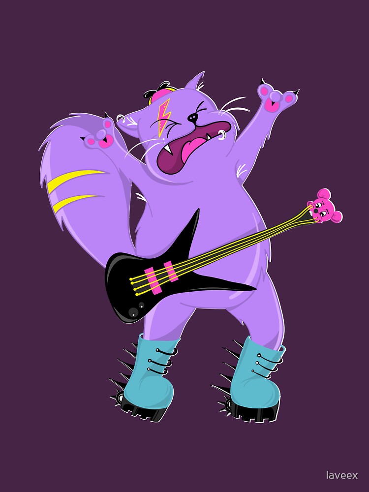 Disover Rockin' Feline - Chubby Cat - Cartoon - Music - Humor | Essential T-Shirt 