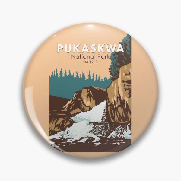 Item preview, Pukaskwa National Park Canada Travel Art Vintage designed and sold by KrisSidDesigns.