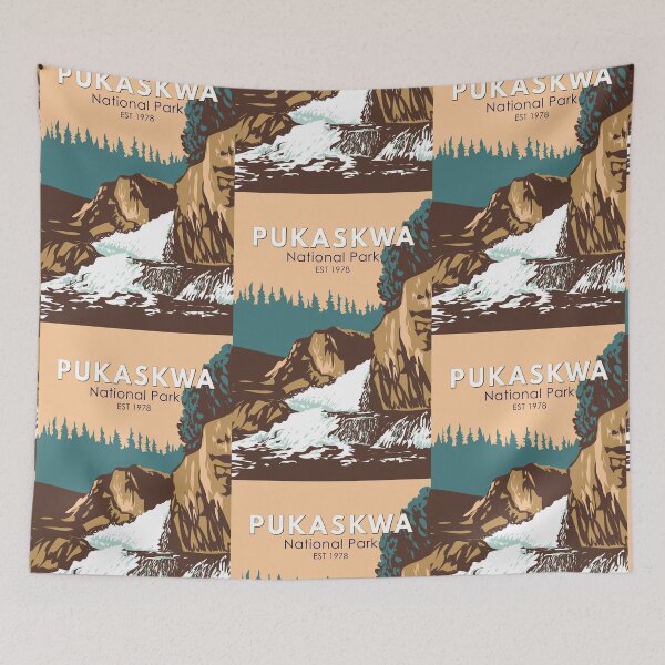 Item preview, Pukaskwa National Park Canada Travel Art Vintage designed and sold by KrisSidDesigns.